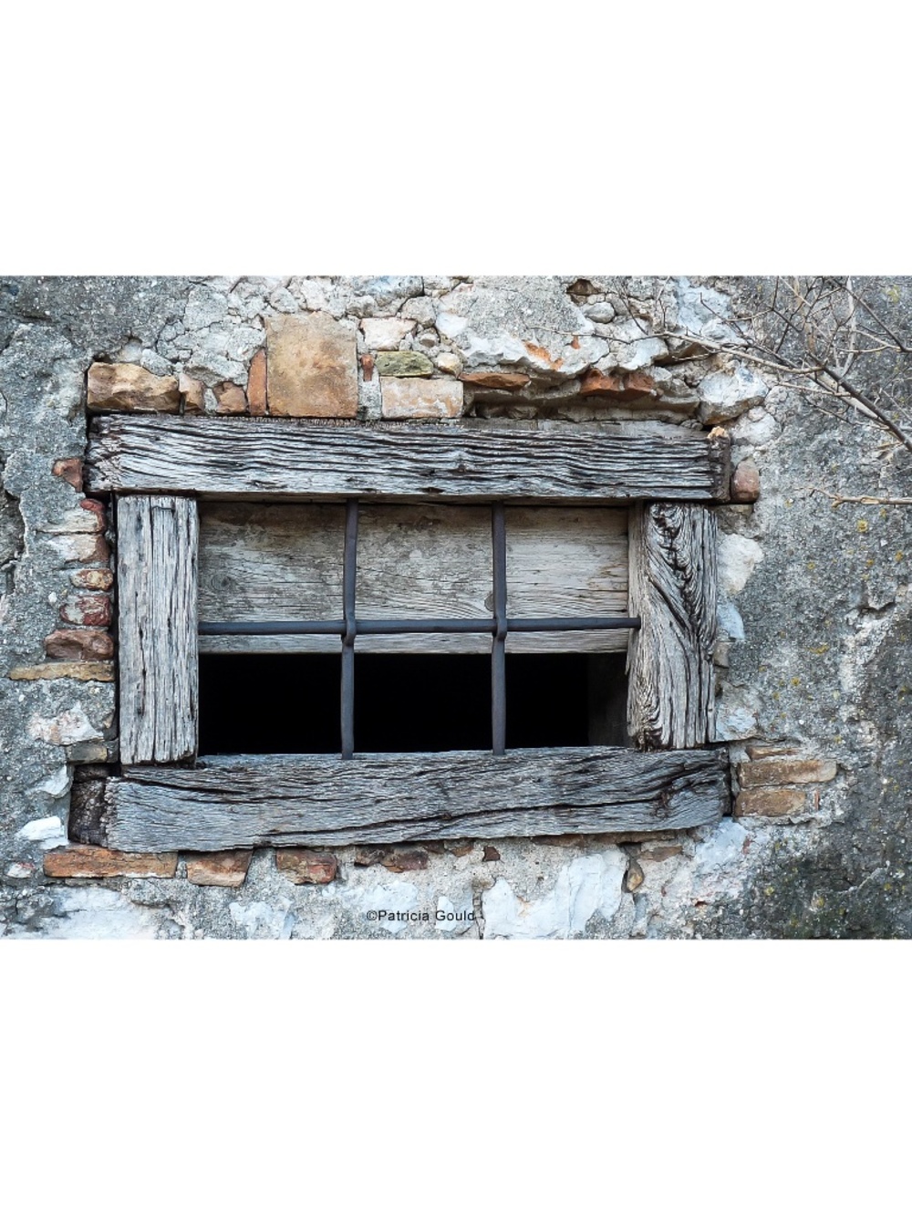 Window in Dubrovnik - 16 x 20 photograph printed on canvas